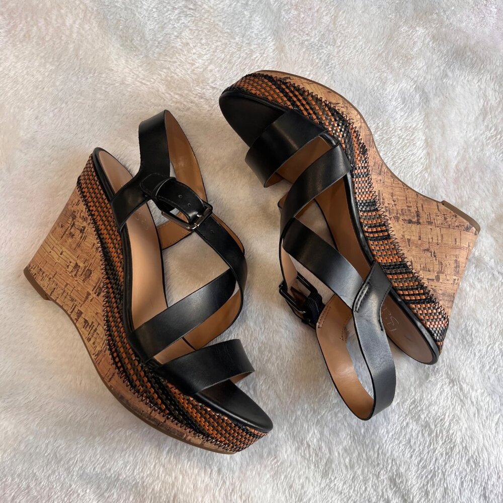 Franco Sarto stallion 2,‎ wedge sandals size 8 - Picture 9 of 9